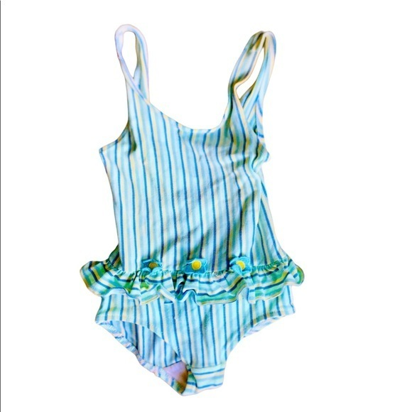 Florence Eiseman Other - Florence Eiseman Green/Yellow Swim Suit 3T GUC‎